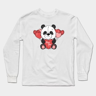 panda love you Long Sleeve T-Shirt